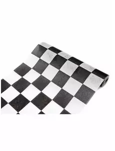 Rutig nonwoven-bordslöpare 27 cm x 5 m