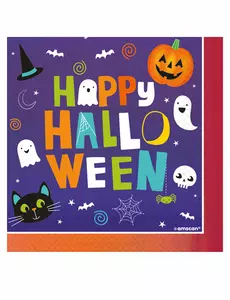 16 Halloween Friends pappersservetter 33x33 cm