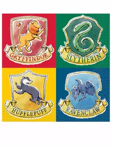 16 Harry Potter™-servetter 33 x 33 cm