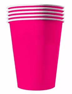 20 rosa amerikanska pappmuggar återvinningsbara 53 cl