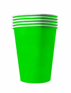 20 gröna amerikanska pappmuggar av återvinningsbar kartong 53 cl