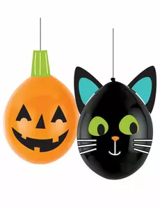 2 DIY Halloween Friends-latexballonger 30 cm