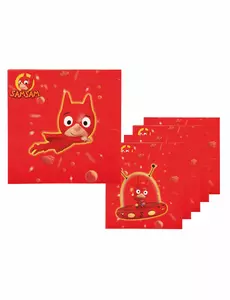 6 pappersservetter SamSam™ 33 x 33 cm