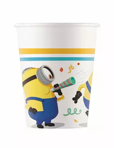 8 pappmuggar Minions™ 200 ml