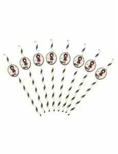 8 papperssugrör Ruby Santoro™