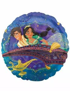 Aladdin™-aluminiumfolieballong dubbelsidig 43 cm