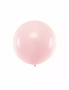 Jätteballong i ljusrosa latex 1 m