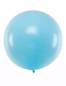 Ljusblå jätteballong 1 m