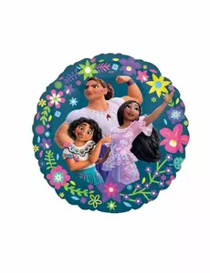 Rund aluminiumfolieballong Encanto™ 42 cm