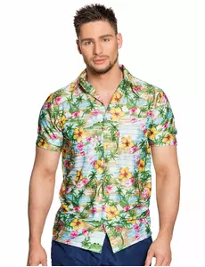 Hawaiiskjorta Paradise vuxen, Storlek: Medium (50/52)