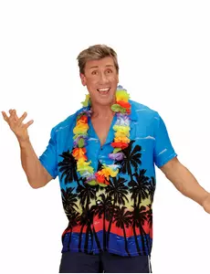 Hawaiiansk turistskjorta för vuxna, Storlek: Medium