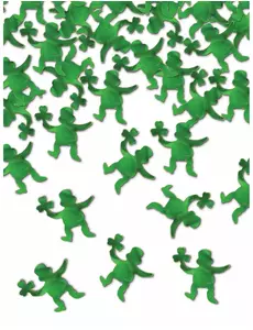 Gröna leprechaun-bordskonfettin 42 g
