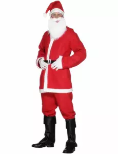 Maskeraddräkt som jultomte standard herr, Storlek: Medium