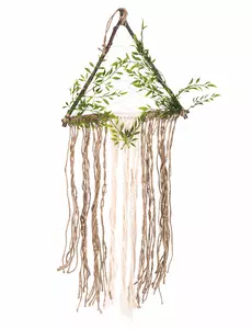 Lysande växt- och jutedekoration 80 x 37 cm