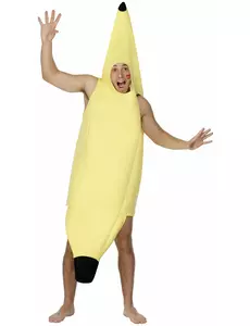 Humoristisk bananmaskeraddräkt vuxen