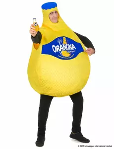 Orangina™-flaskmaskeraddräkt vuxen