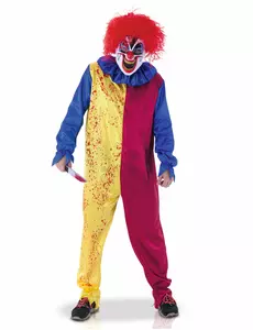 Psykopatclownmaskeraddräkt vuxen