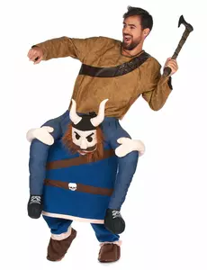 Vikingamaskeraddräkt med ryttare vuxen