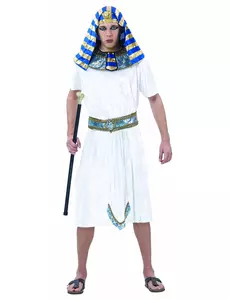 Komplett maskeraddräkt egyptisk farao herr, Storlek: Medium