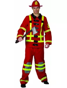 Brandmansmaskeraddräkt herr