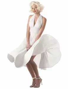 Sexig Marilyn-maskeraddräkt dam, Storlek: X-Large (44/46)