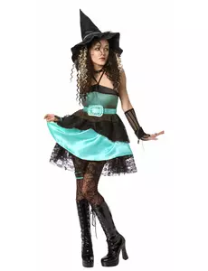 Häxdräkt Halloween dam