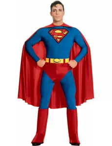 Klassisk Superman™-maskeraddräkt herr, Storlek: Medium
