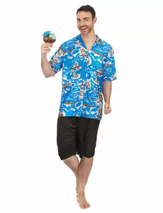 Maskeraddräkt hawaiiansk turist herr