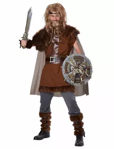 Imponerande vikingadräkt herr, Storlek: X-Large