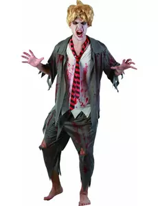 Zombie studentmaskeraddräkt för herr