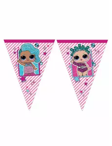 Plastgirlang med 9 LOL™-vimplar, 2,3 m