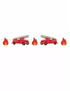 Pappgirlang brandman 3 m