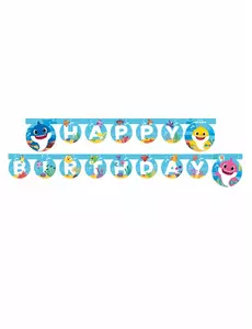 Happy Birthday Baby Shark™-pappersgirlang 2 m