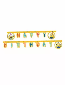 Pappersgirlang Happy Birthday Minions™ 2 m