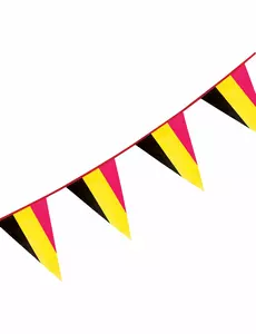 Belgien-supporterflagggirlang 10 meter