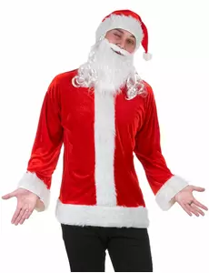 Tomtemaskeraddräktskit vuxen, Storlek: Large
