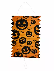 Halloweenpumpa-lampion 16 x 22 cm