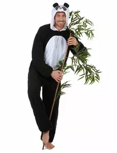 Panda-maskeraddräkt herr