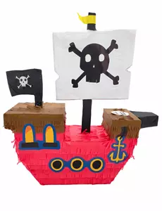Piratskeppspinata, 50 x 43 cm