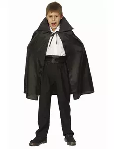 Vampyrkappa Halloween barn, Storlek: 10-12 år (130-140 cm)
