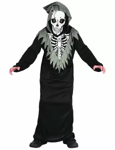 Skelettdödgrävar-maskeraddräkt pojke, Storlek: 4-6 år (110-120 cm)