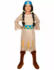 Regnbågsdräkt - Yakari™ flicka, Storlek: 3-4 år (98-104 cm)