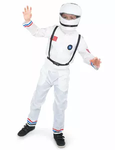 Astronautmaskeraddräkt i rymden barn, Storlek: 9-10 år (140 cm)