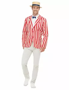 Barberarmaskeraddräkt i 1920-talsstil för herr, Storlek: X-Large