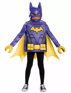Klassisk Batgirl LEGO movie®-maskeraddräkt barn, Storlek: 10-12 år (137 - 149 cm)