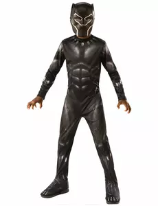 Klassisk Black Panther Infinity War™-maskeraddräkt pojke, Storlek: 3-4 år (90 till 104 cm)