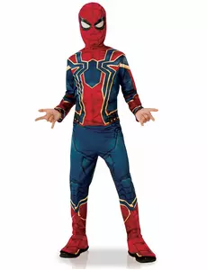 Klassisk Iron Spider Infinity War™-maskeraddräkt pojke, Storlek: 3-4 år (90 till 104 cm)