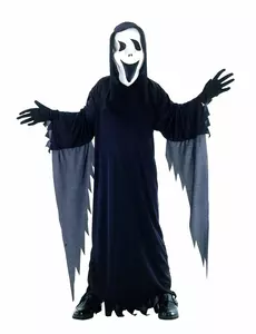 Maskeraddräkt mördare barn Halloween, Storlek: 4-6 år (110-120 cm)