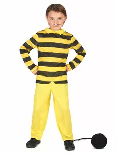 Dalton-maskeraddräkt barn – Lucky Luke™, Storlek: 3-4 år (92-104 cm)