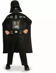 Klassisk Dark Vador-maskeraddräkt Star Wars™ pojke, Storlek: 7-8 år (122 till 128 cm)